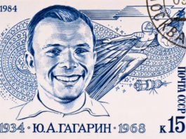 Il volo di Gagarin 1476 0 L astrofilatelia il volo di Gagarin_ok